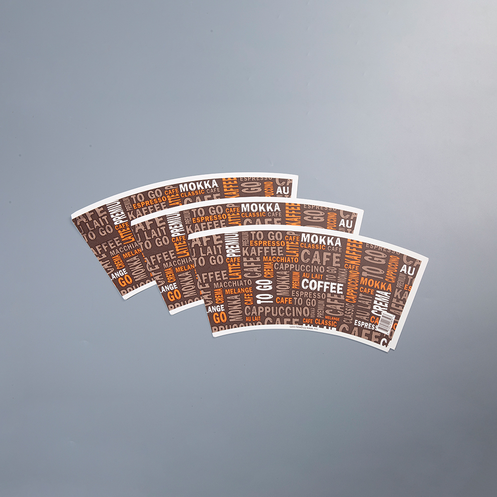 Ventilateur simple pour gobelets en papier enduit PE