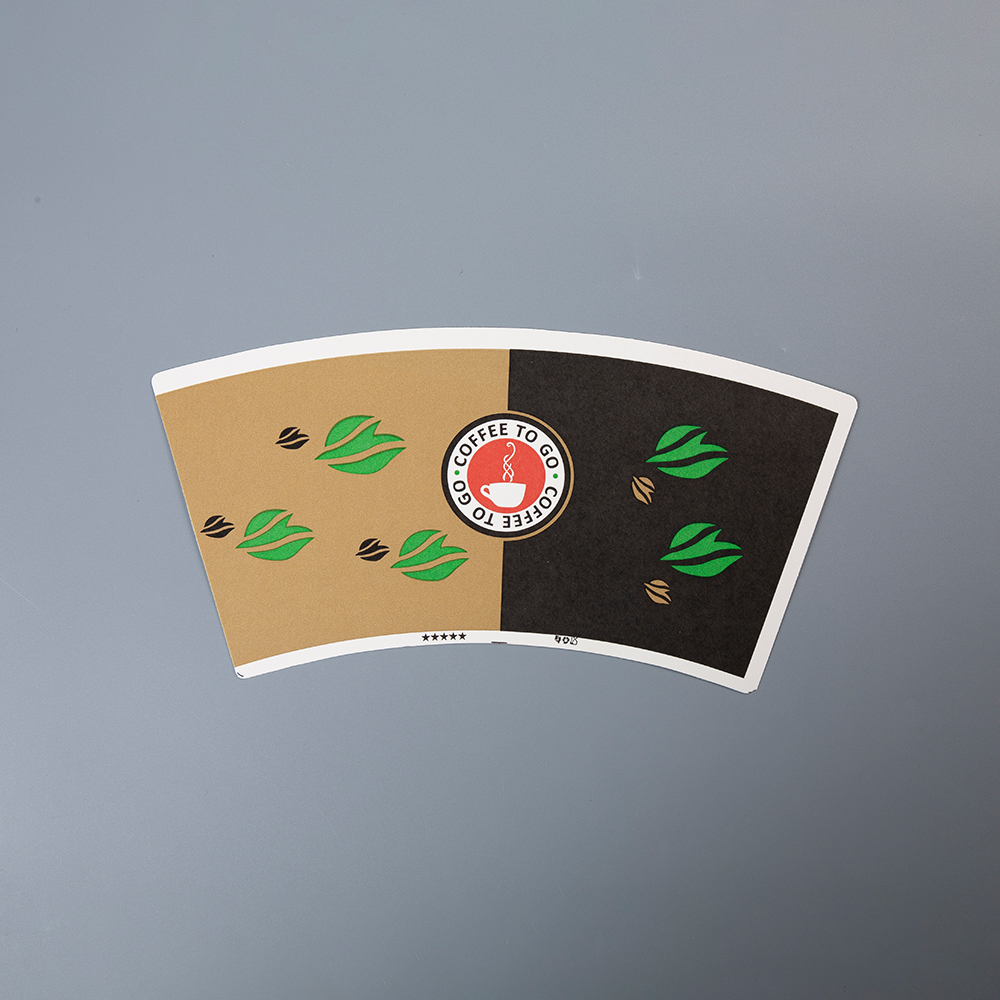 Ventilateur simple pour gobelets en papier enduit PE